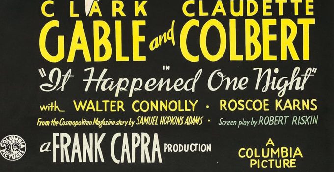It Happened One Night (1934) – First Romantic Comedy